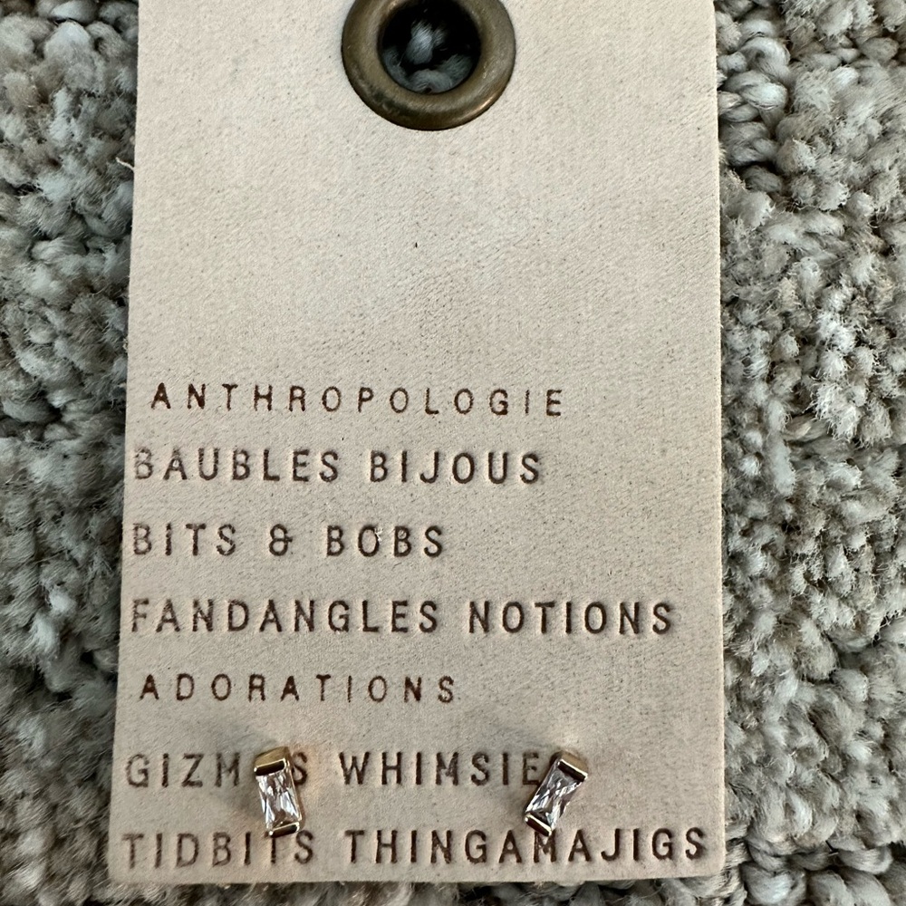 Anthropologie Gold and Silver Stud Earrings